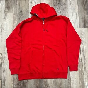 Dixxon Flannel Co. Men’s Large Sweatshirt Full Zip Red New